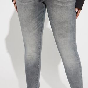 Fashion Nova Charcoal Skinny Jeans